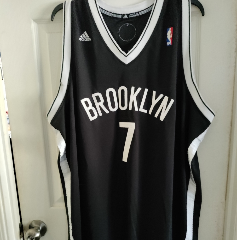 Adidas NBA Brooklyn Nets Joe Johnson #7 Basketball Jersey Size 2XLarge